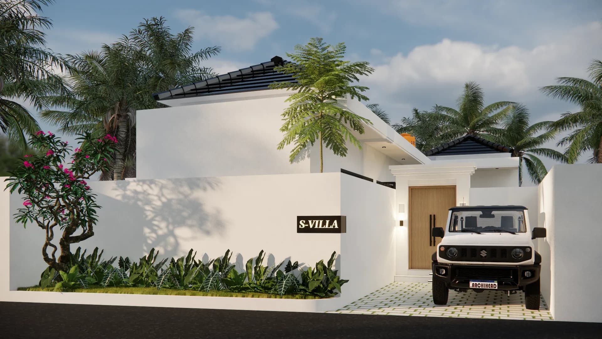 Design Archihead dari proyek S-Villa
